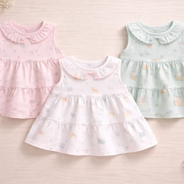 Muslin Cotton Frocks – Pack of 3