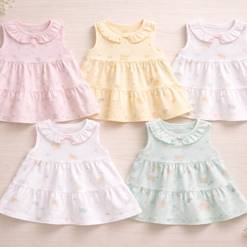 Muslin Frock- Pack of 4 (1)