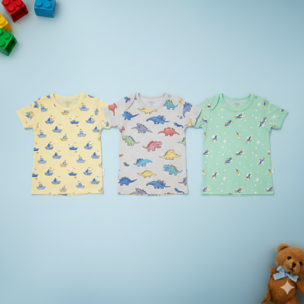 Cotton T-Shirts- Pack of 3