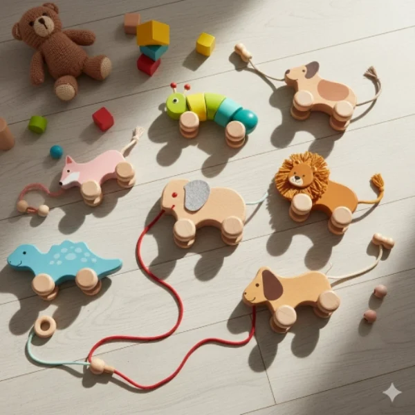 Pull-Along Animal Toys