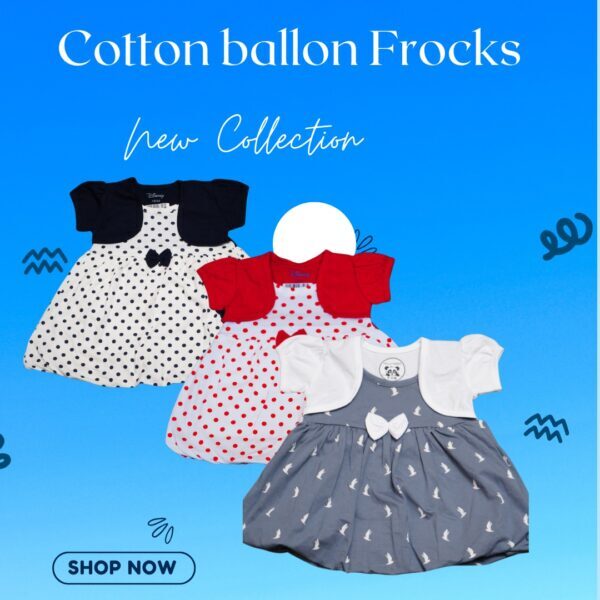 Baby Balloon Frock Collection – Multiple Colors & Prints