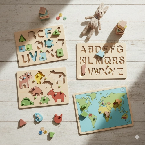 Wooden Puzzle Boards