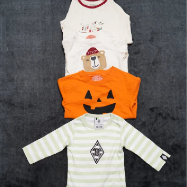Unisex Baby Cotton Onesies – Printed Designs