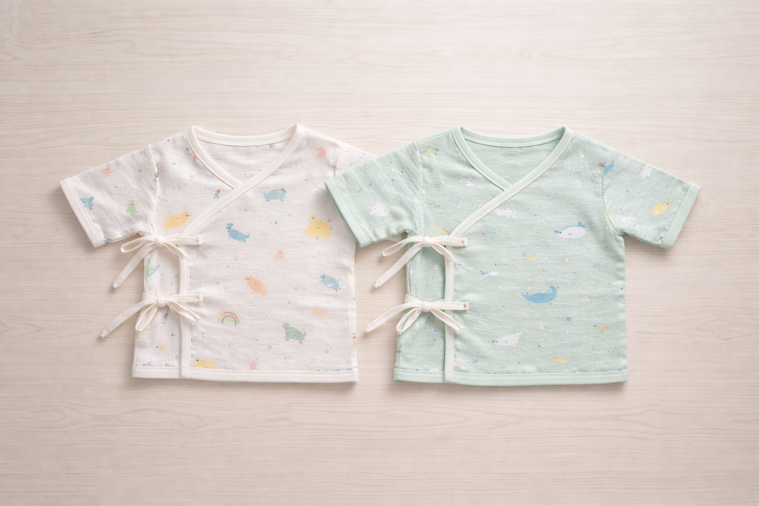 muslin side knot pack of 2