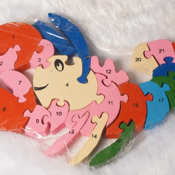 Wooden Numerical Puzzle – Educational Learning Toy for Kids