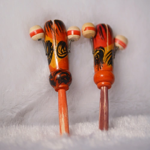 wooden rattle